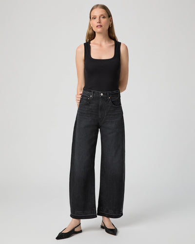 PAIGE ARELLIA BARREL LEG JEANS
