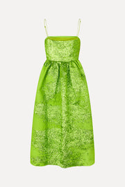 STINE GOYA GREEN MIDI DRESS