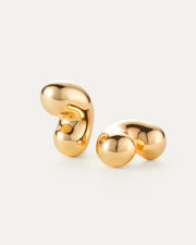 JENNY BIRD ELIZA PUFF EARRINGS - GOLD