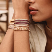 MAAŸAZ BRACELET IN PEACH GRAPE