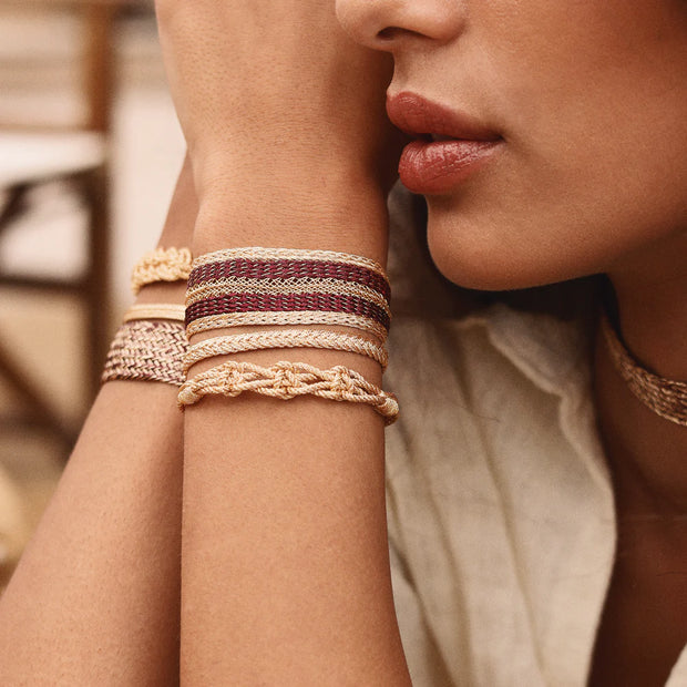 MAAŸAZ BRACELET IN PEACH GRAPE