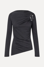 STINE GOYA LONG SLEEVE TOP WITH BUCKLE