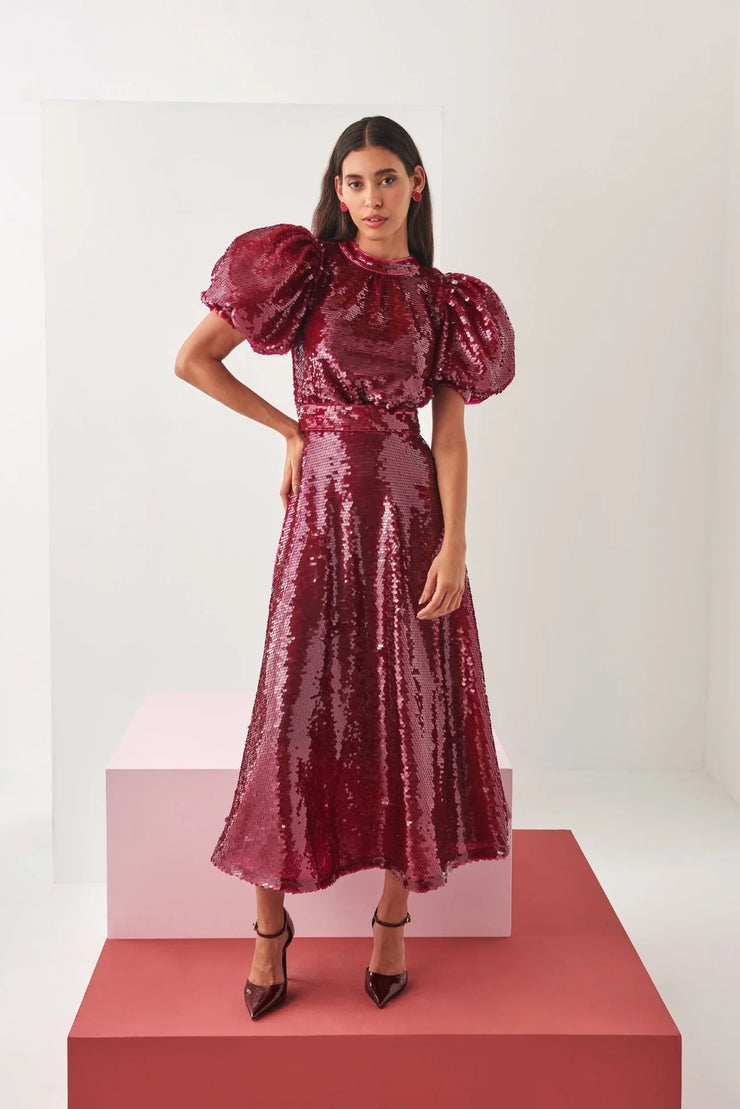 CELIA B SERAPH DRESS - CHERRY