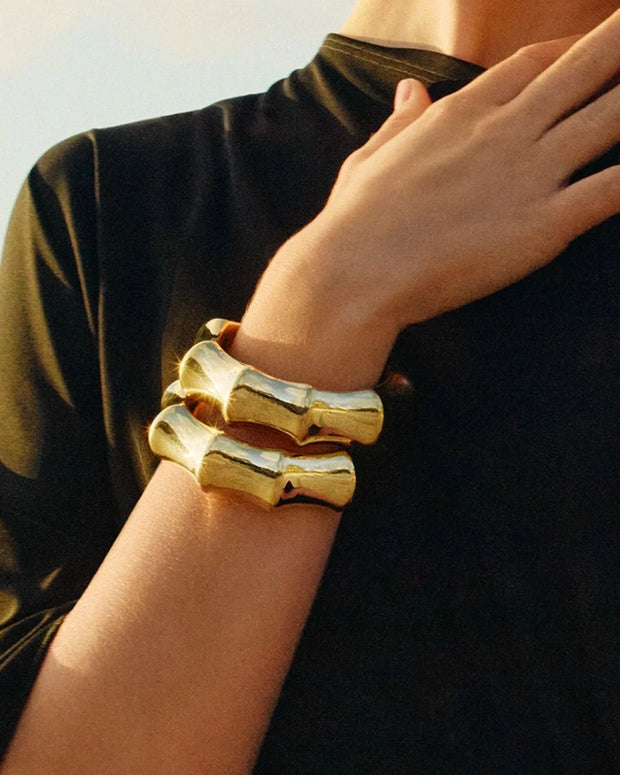 EDBLAD CANE GOLD BANGLE