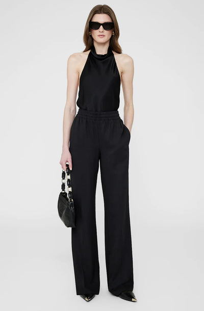 ANINE BING BLACK TROUSERS