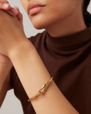 JENNY BIRD LISLEUX BANGLE - GOLD