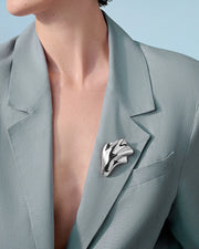 JENNY BIRD LYDIA BROOCH - SILVER