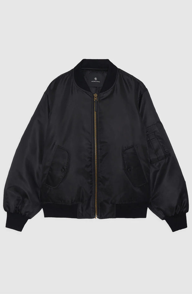 ANINE BING BLACK BOMBER