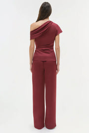 SIMKHAI PHEOBE DRAPED TOP