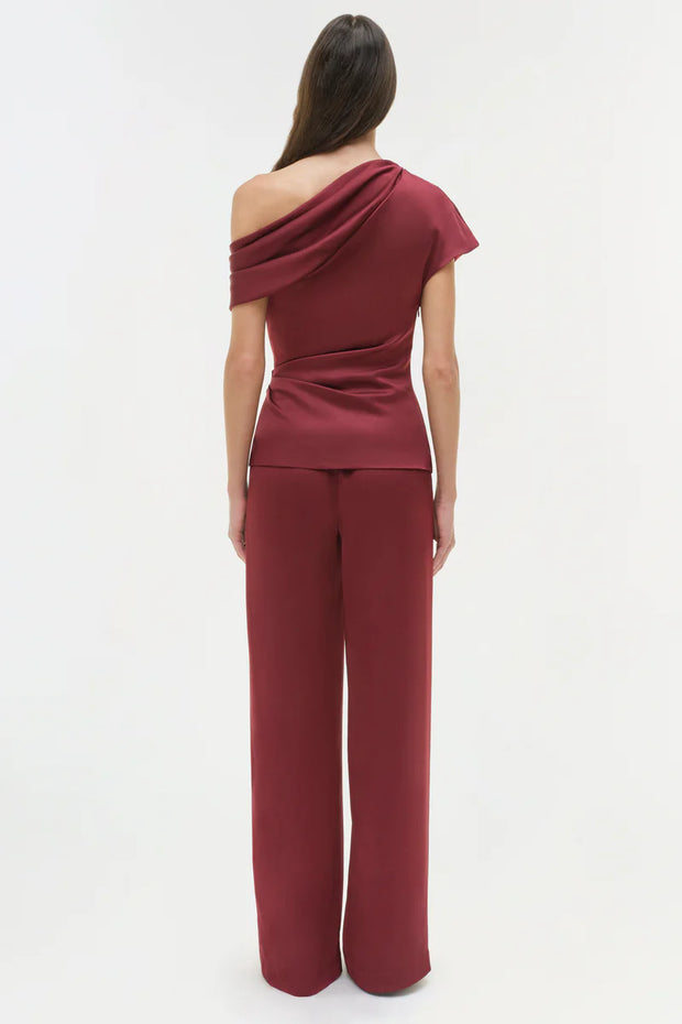 SIMKHAI PHEOBE DRAPED TOP