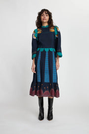 STELLA NOVA EMBROIDERED COTTON DRESS