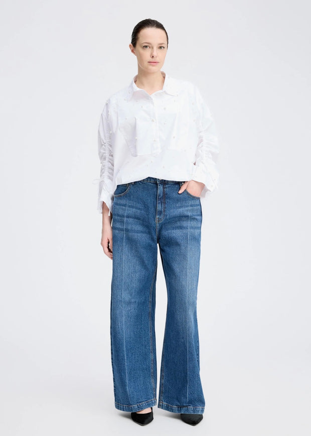 MUNTHE PEARL DETAIL BLOUSE