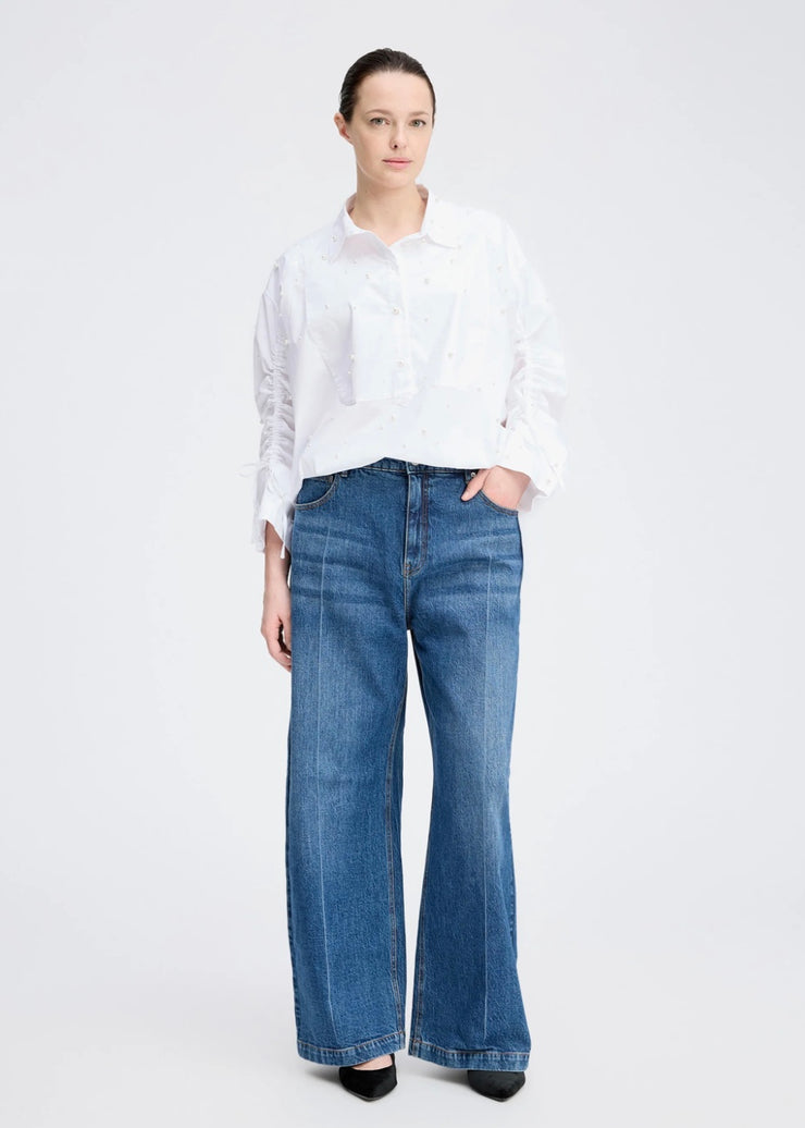 MUNTHE PEARL DETAIL BLOUSE