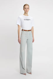 VICTORIA BECKHAM SLOGAN T SHIRT - WHITE