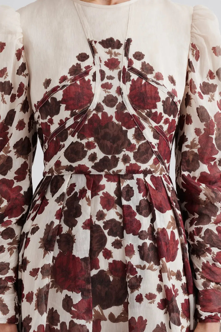 MALINA LEONI MIDI DRESS