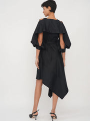 EUDON CHOI ALEXANDRA TAILORED DRESS - BLACK