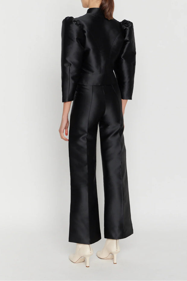 DESTREE SATIN FLARED PANTS