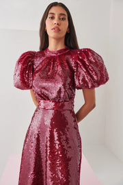 CELIA B SERAPH DRESS - CHERRY