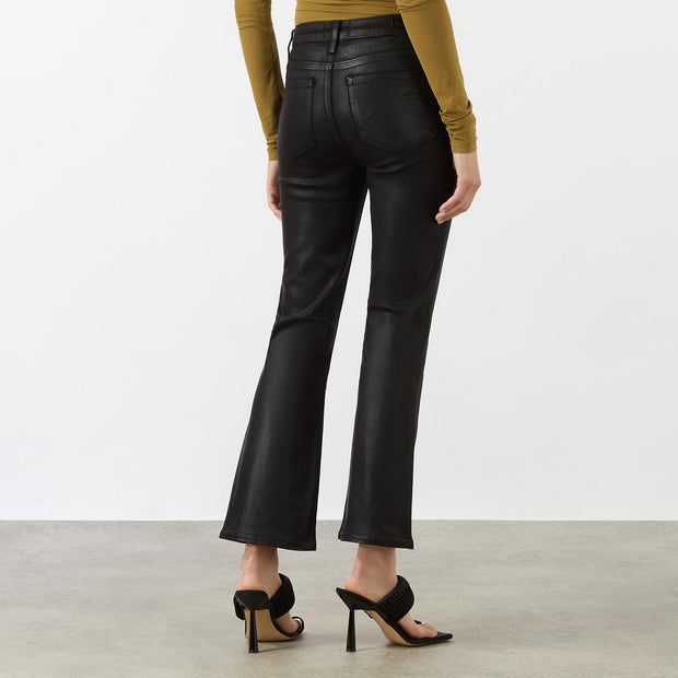 PAIGE CLAUDINE COATED BLACK JEAN