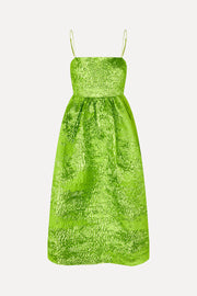 STINE GOYA GREEN MIDI DRESS