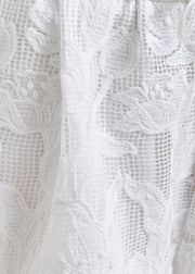 ESSENTIEL ANTWERP WHITE LACE SHORTS