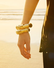 EDBLAD CANE GOLD BANGLE