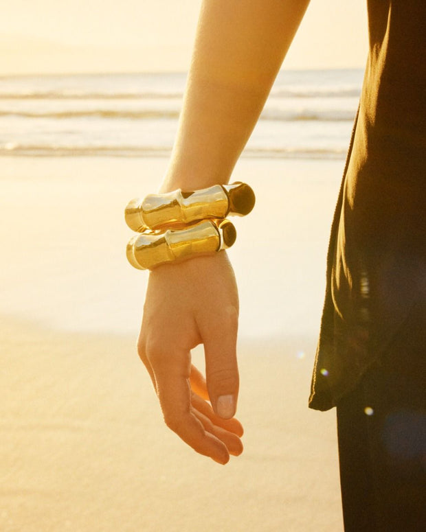 EDBLAD CANE GOLD BANGLE