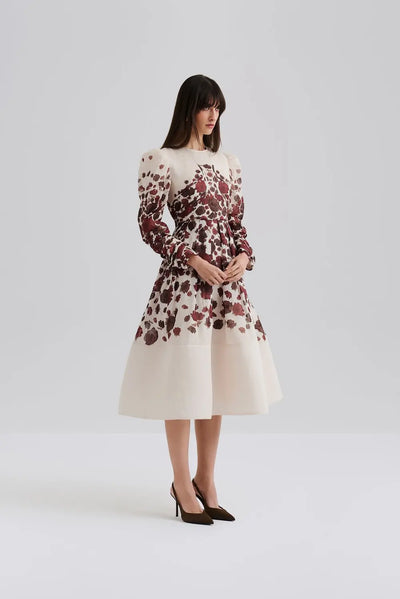 MALINA LEONI MIDI DRESS
