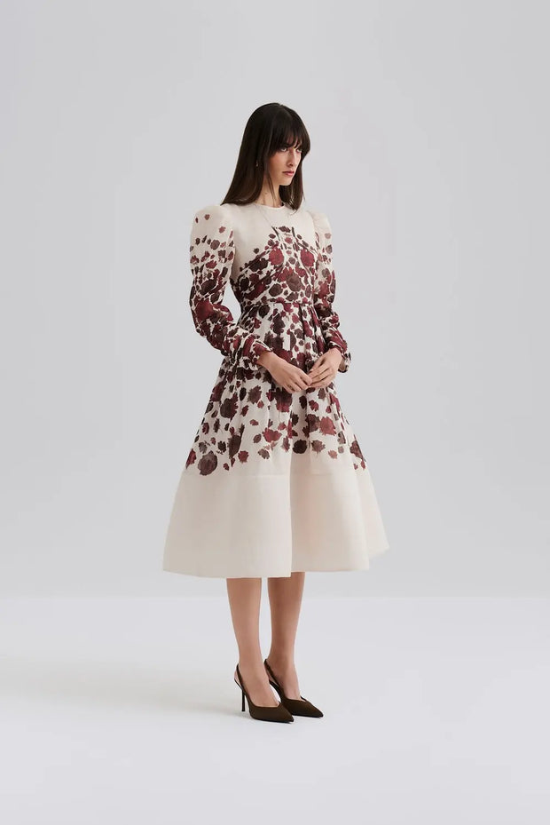 MALINA LEONI MIDI DRESS