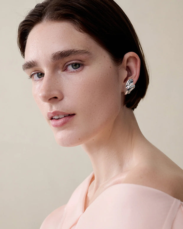 JENNY BIRD PORTIA EARRINGS - SILVER