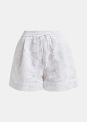 ESSENTIEL ANTWERP WHITE LACE SHORTS