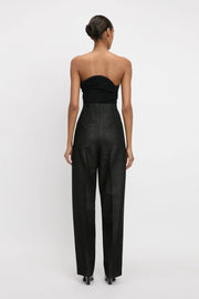 VICTORIA BECKHAM CORSET DETAIL TROUSER