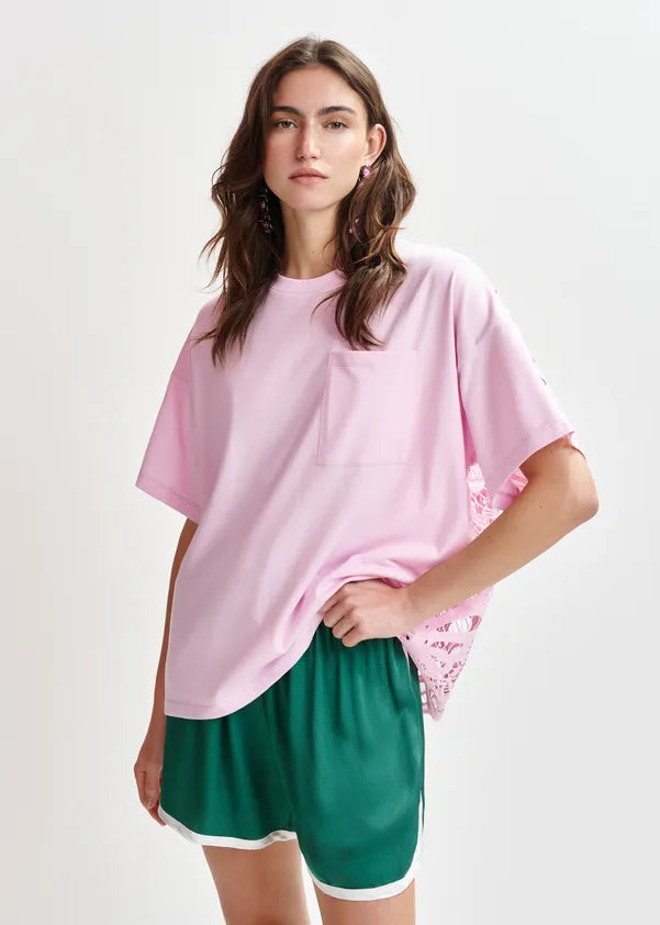 ESSENTIEL ANTWERP LACE T-SHIRT