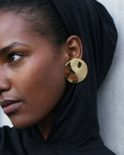 EDBLAD FLOWY STUDS MAXI GOLD