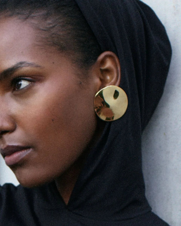 EDBLAD FLOWY STUDS MAXI GOLD