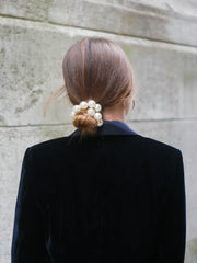 SCRUNCHIE IS BACK - LARGE PEARL SCRUNCHIE