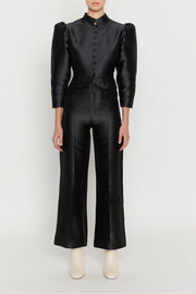 DESTREE SATIN FLARED PANTS