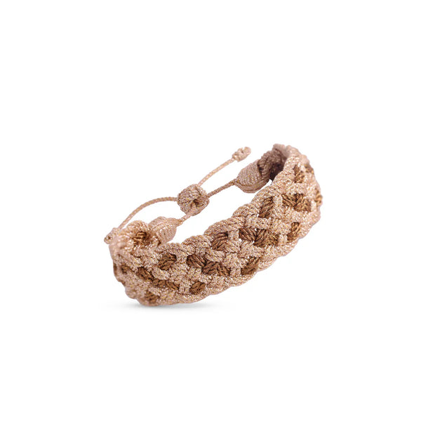 MAAŸAZ BRACELET IN ROSE GOLD COFFEE BEAN
