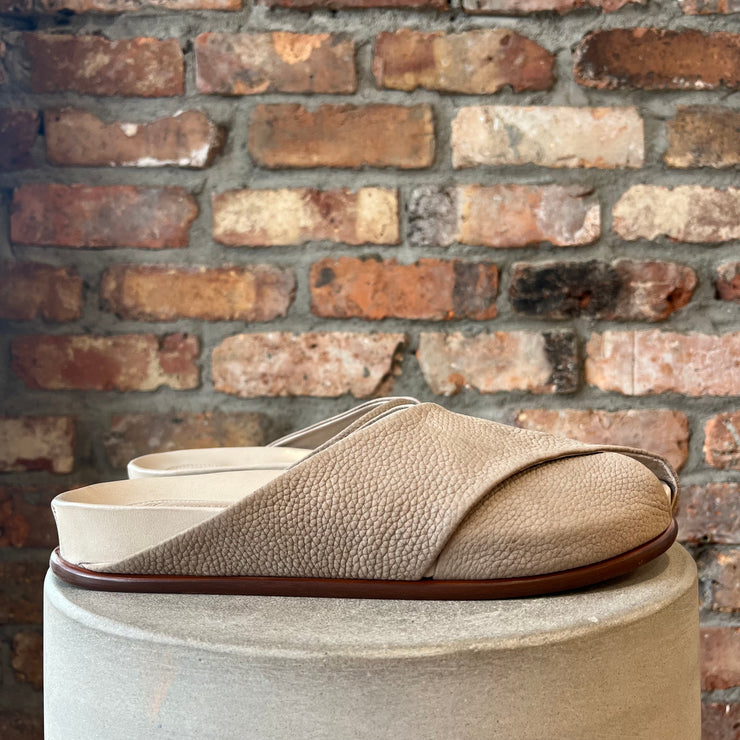 LORENZO MASIERO TAUPE CLOGS