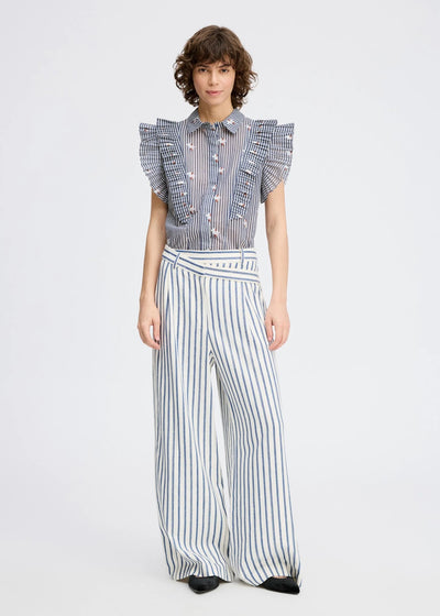 MUNTHE STRIPED BLOUSE