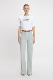 VICTORIA BECKHAM SLOGAN T SHIRT - WHITE