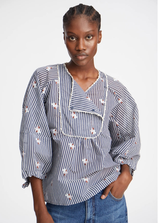 MUNTHE PRINT BLOUSE