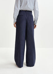 ESSENTIEL ANTWERP WIDE-LEG STRIPE TROUSERS