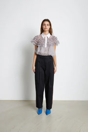STELLA NOVA TROUSERS WITH EMBROIDERED STRIPES