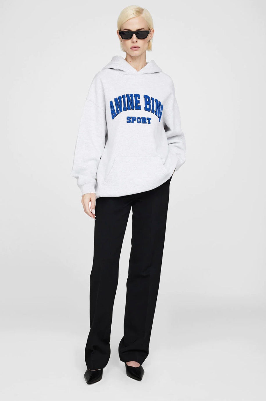 Anine Bing - Tyler Sweatshirt - Electric Blue on Designer Wardrobe