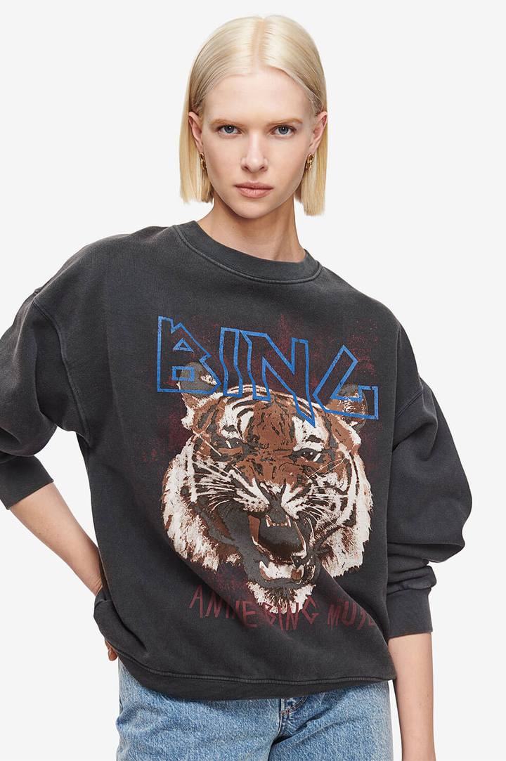Fashion Look Featuring Anine Bing Sweatshirts & Hoodies by